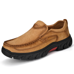 Autumn and Winter Men's Outdoor Casual Shoes Cover Foot Leather Big Head Shoes