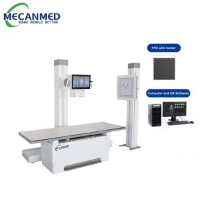Digital Xray Machine 500mA High Frequency Chest Dr Medical Radiography System for Hospital Mecanmed 32kw 50kw
